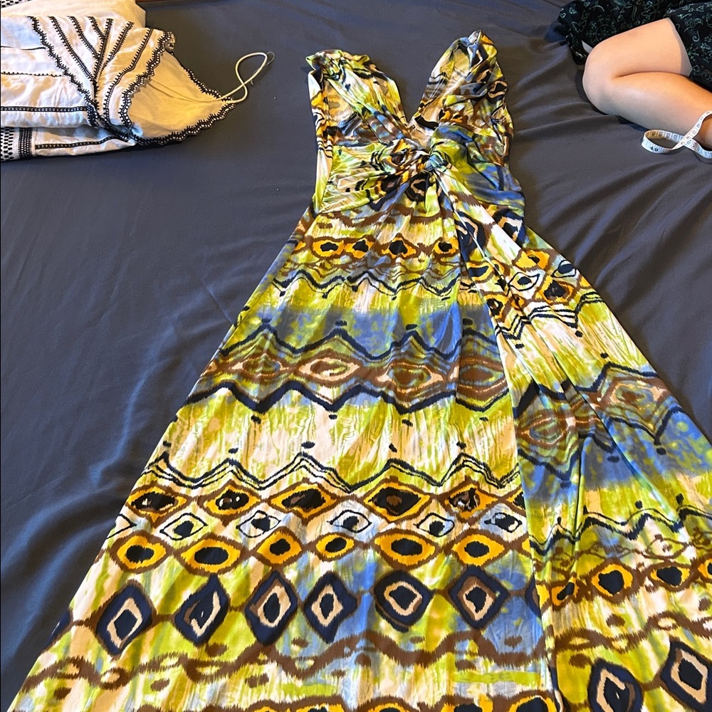 Cameo Multicolor Abstract Dress